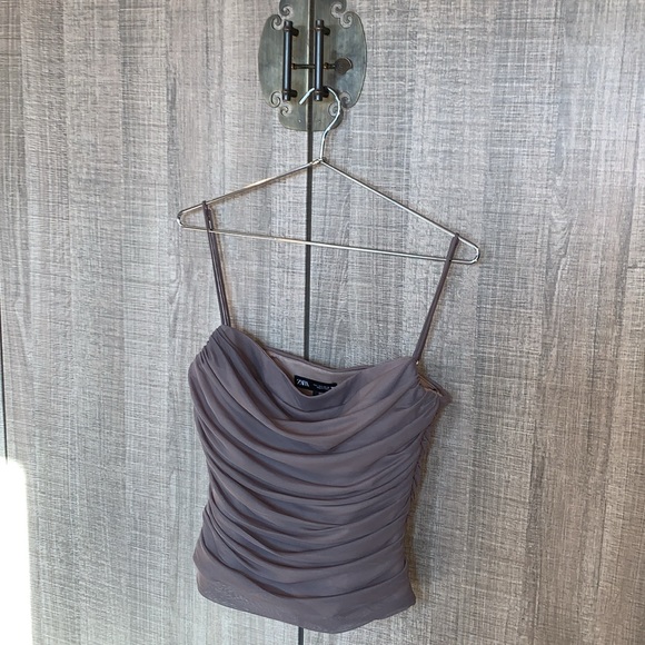 Zara Draped‎ Tulle Top - Picture 12 of 15